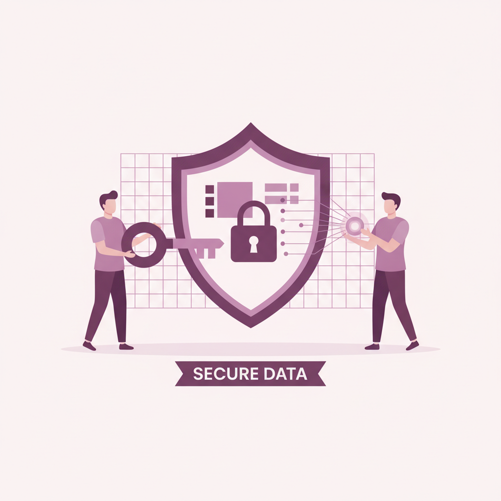 Cyber security shield protecting data